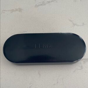 Fendi Black Glasses Case Minimalist Design
